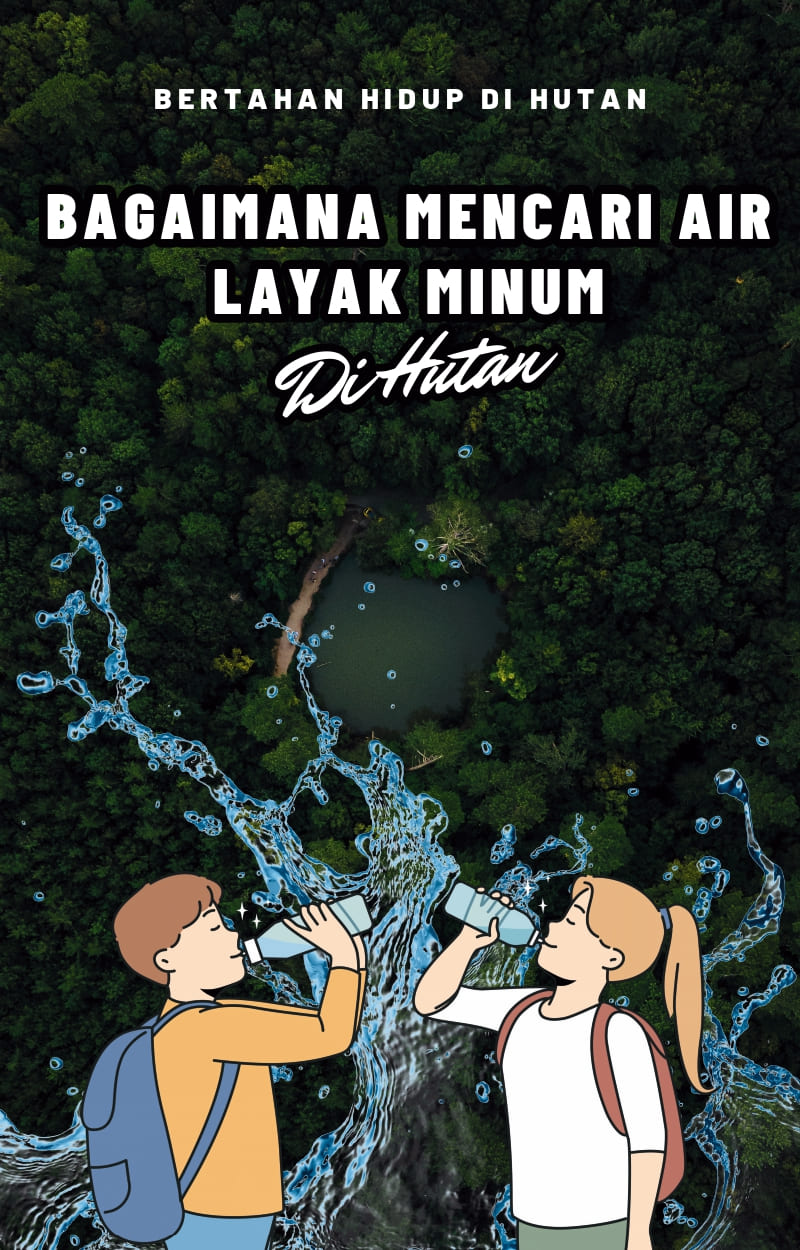 Buku Bagaimana Mencari Layak Minum di Hutan